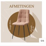 4x Eetkamerstoel , Huistuindesign, Bruin
